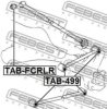 TOYOT 4871052010 Control Arm-/Trailing Arm Bush